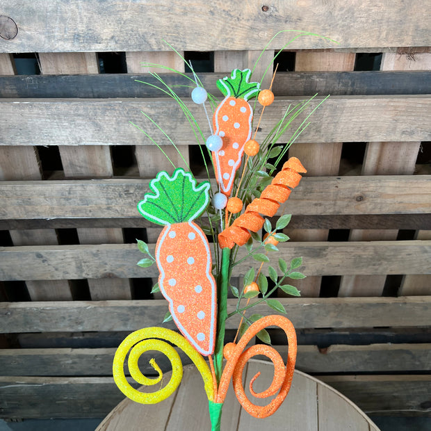 27" Polkadot Carrot Spray - 62373OR