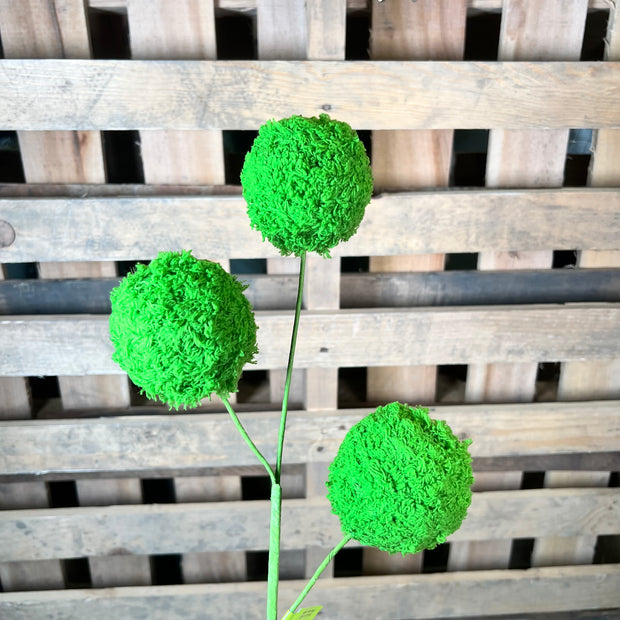 18" Moss Yarn Ball Spray - 63961GN