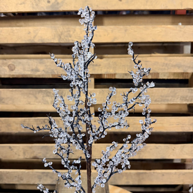 22" iced branch stem - 69442