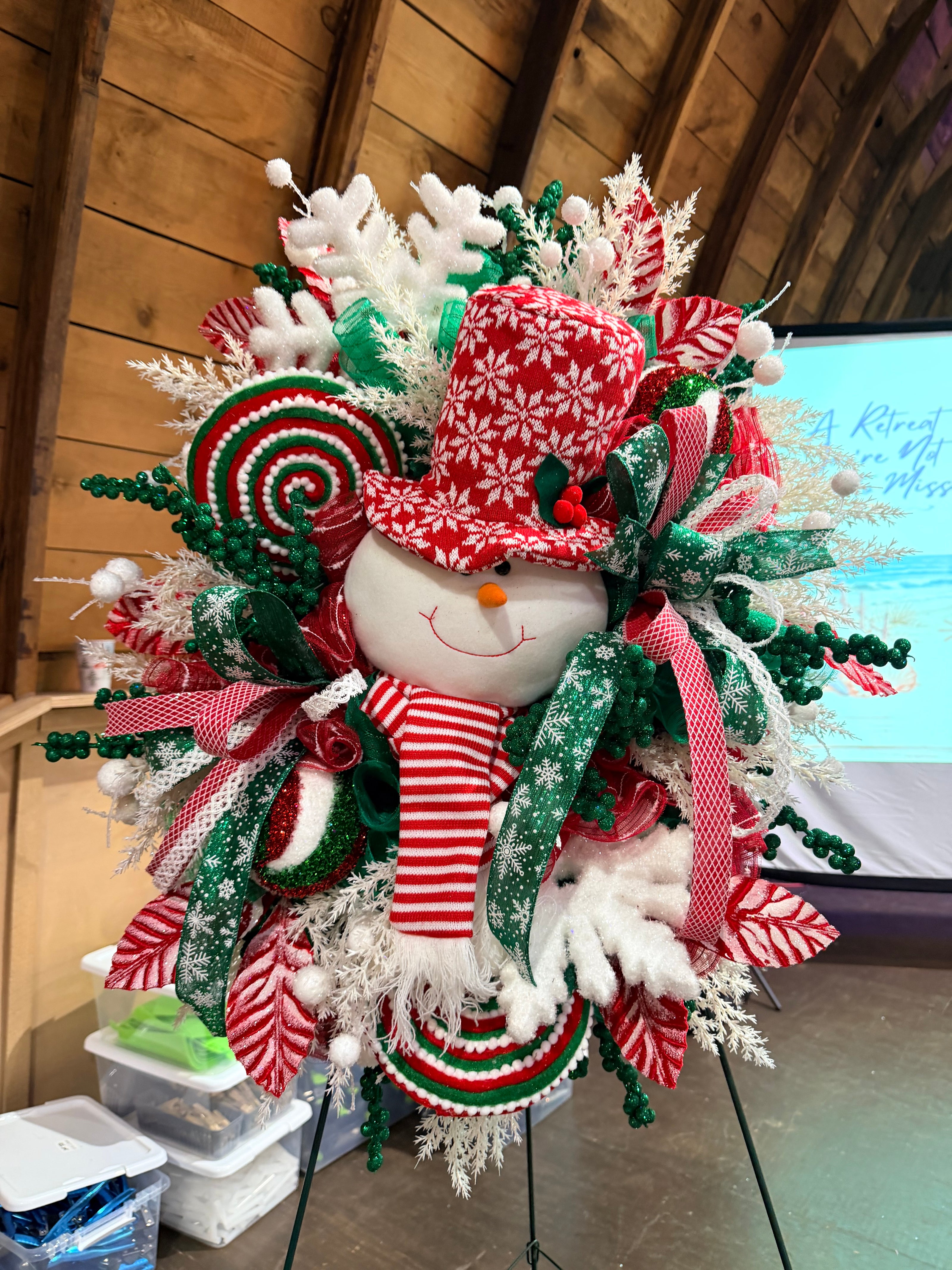 Snowman Wreath Kit