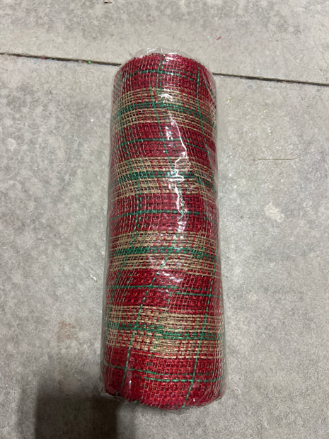 10" x 10Y plaid fabric mesh - Ry8341CY