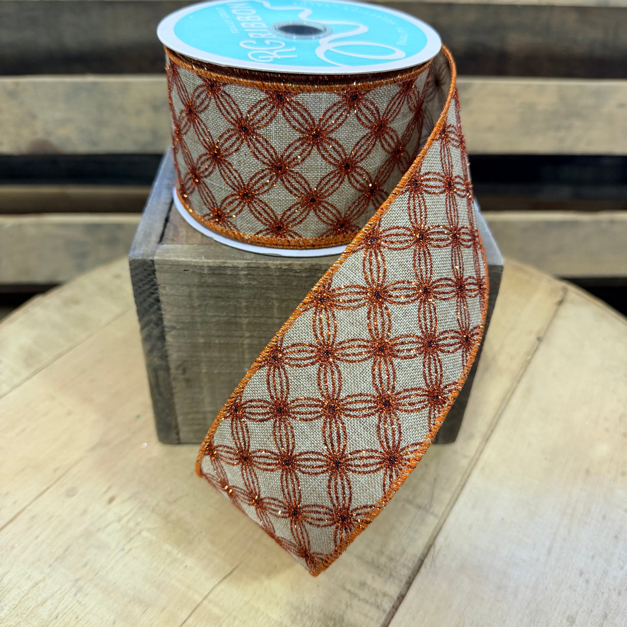 2.5” by 10y Fall  Wired Ribbon - RGF134701