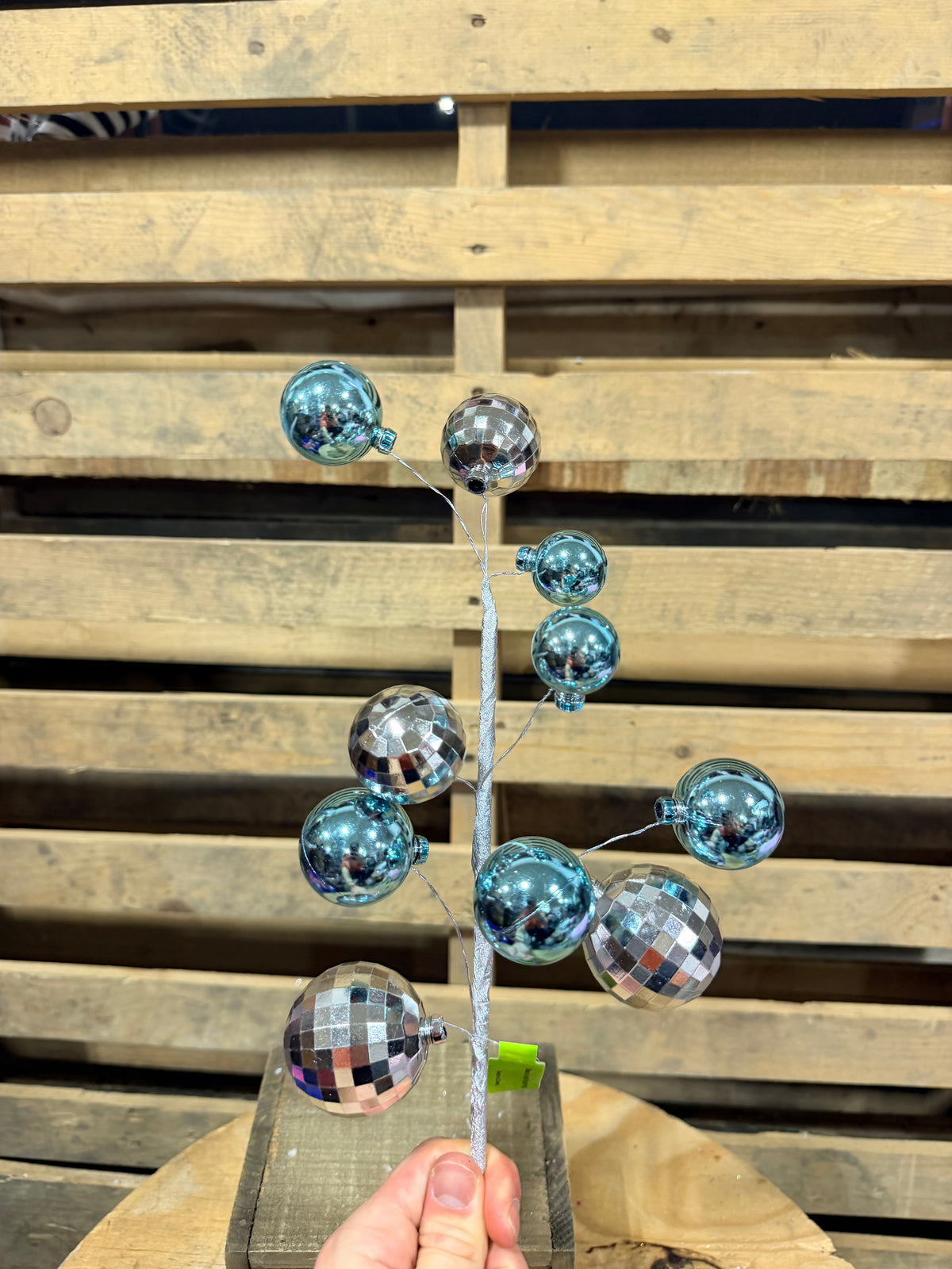 16"  Disco Ornament Ball Pick  - 86352BLSV