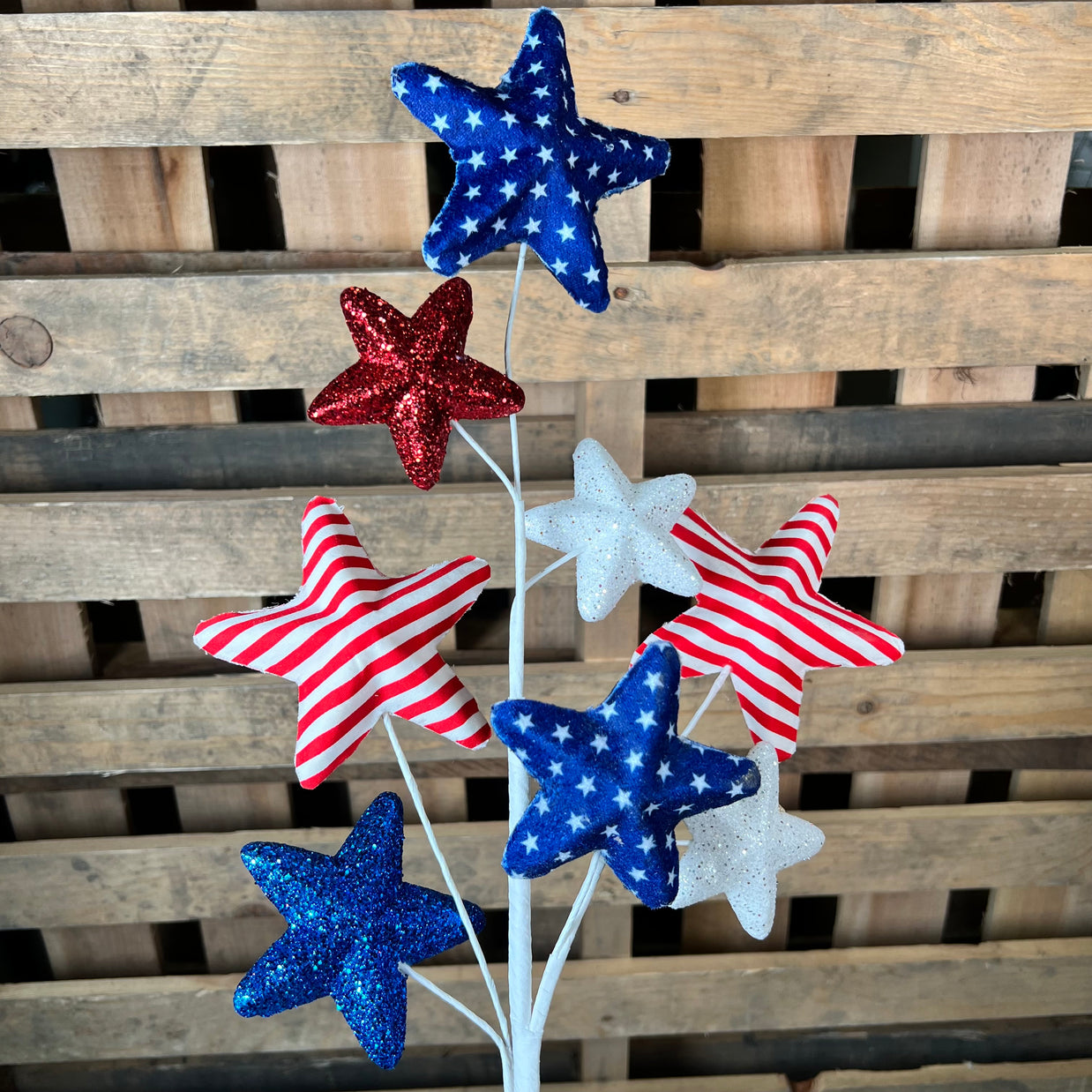 28" Patriotic stars Spray - 74251RWB