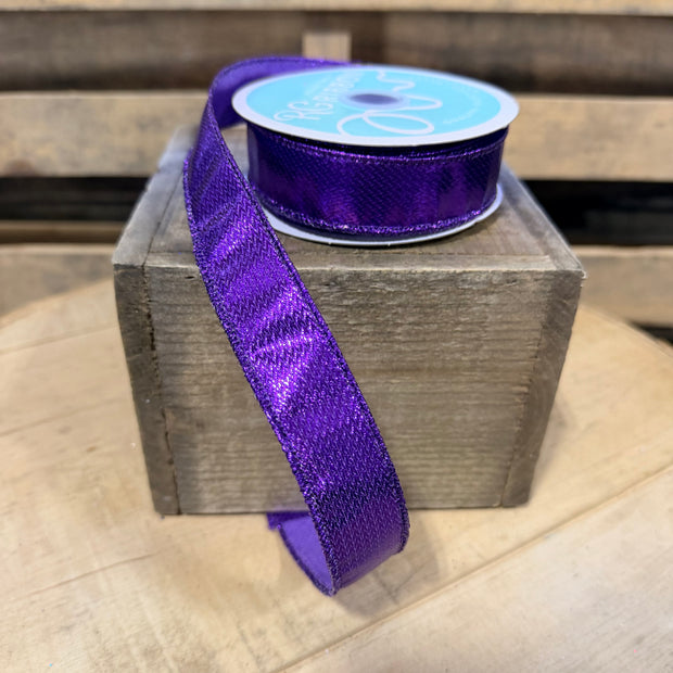 7/8"X10YD METALLIC RIBBON - PURPLE - RG0739923