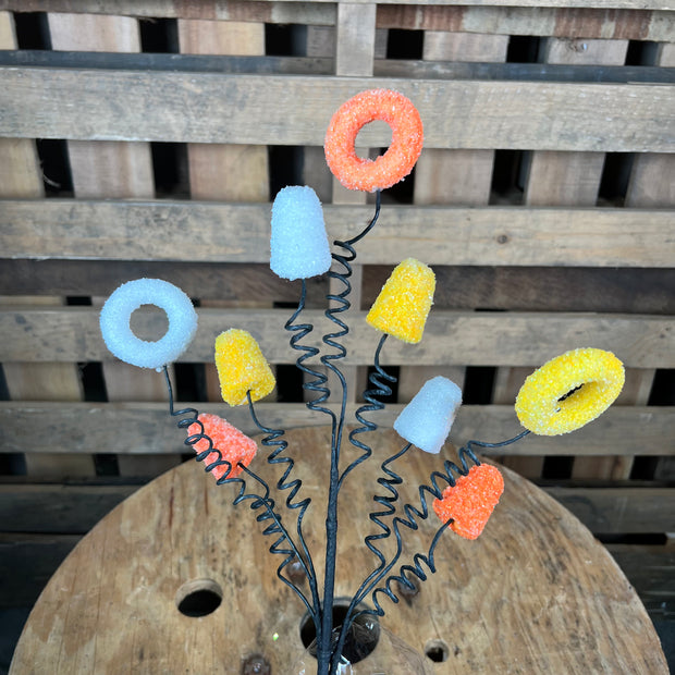 17 Inch Halloween gumdrop and ring pick- 56901ORWTYW