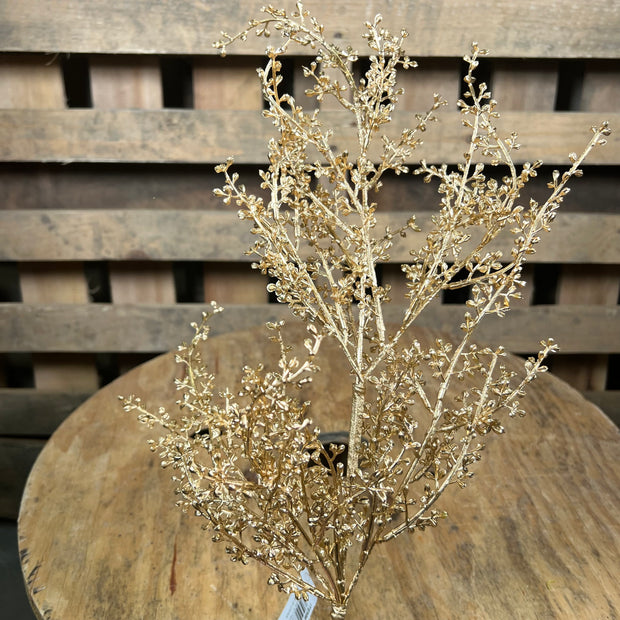 23 Inch gold seed spray  - xs867008