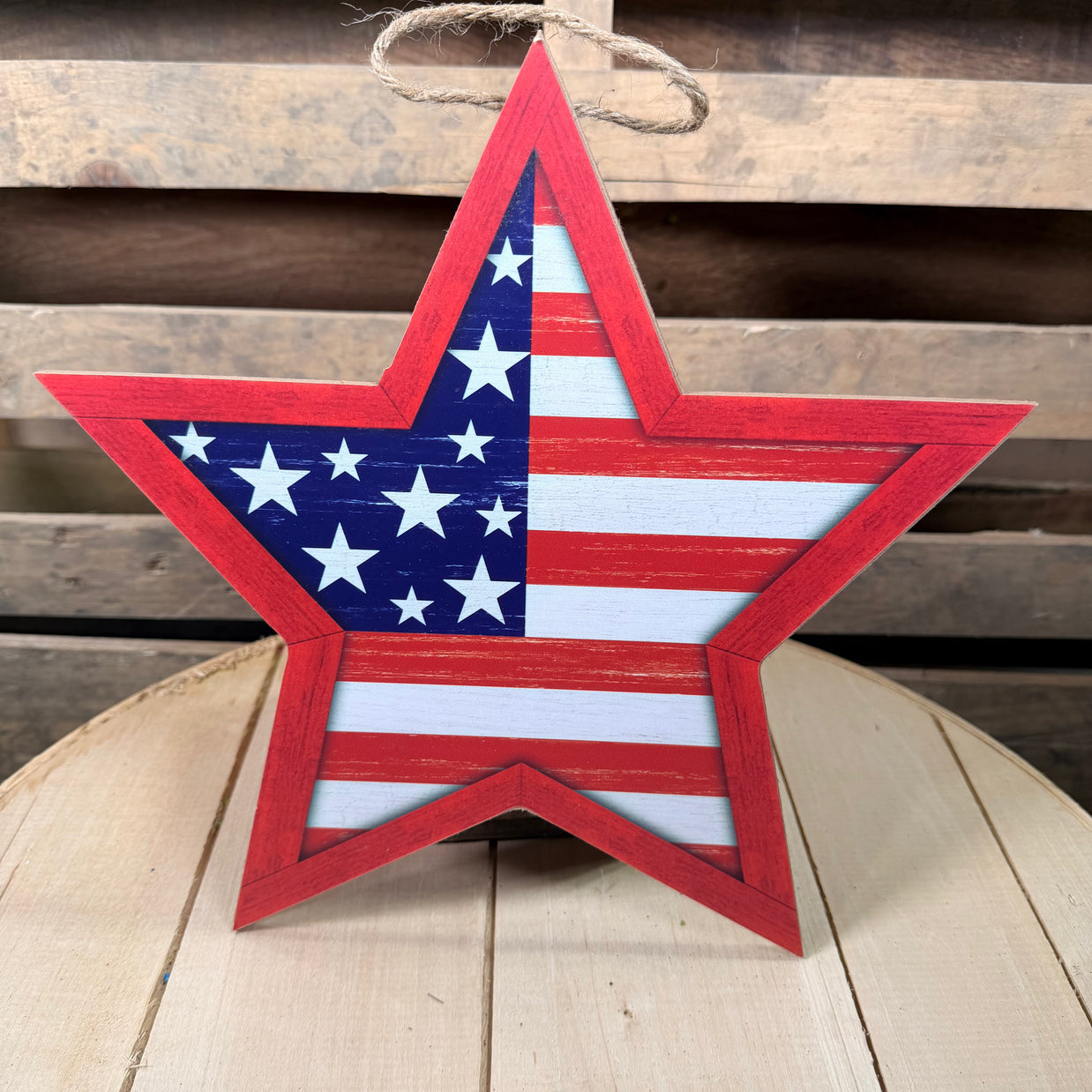 12” Patriotic Star sign - AP8704