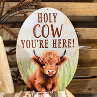Highland cow  wreath kit - DIY wreath kit - COWKIT2
