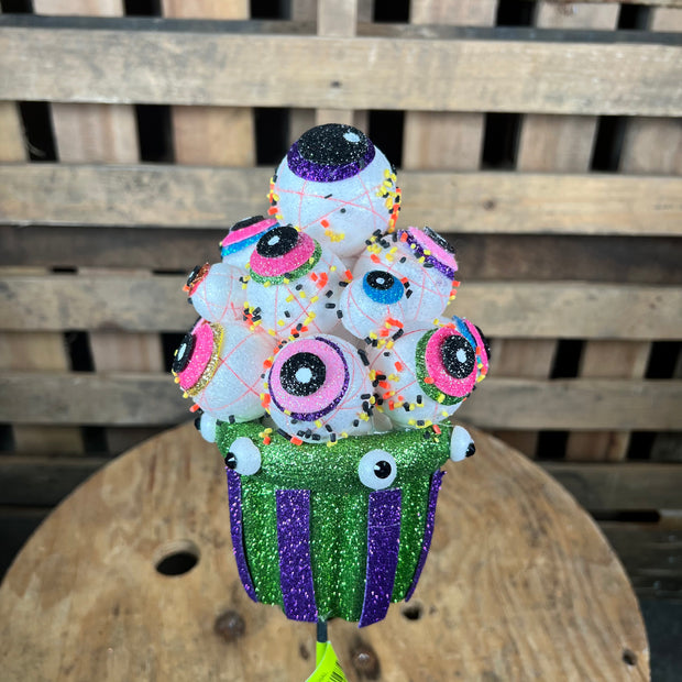 19 Inch eyeball cupcake pick - 57131H