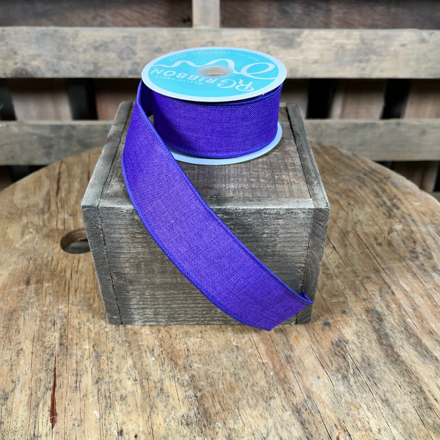 1.5"X10YD ROYAL BURLAP PURPLE - RG12786A