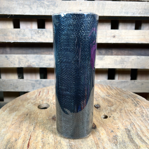 10"X10YD black mesh - RE130202