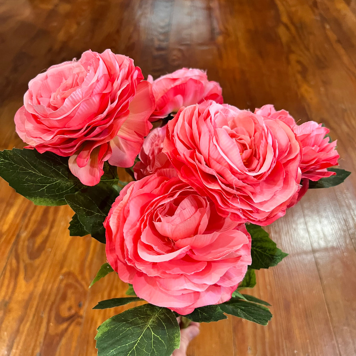 Pink Ranunculus Bush 19 in pink ranunculus bush - 84894 - PK – MB Crafts