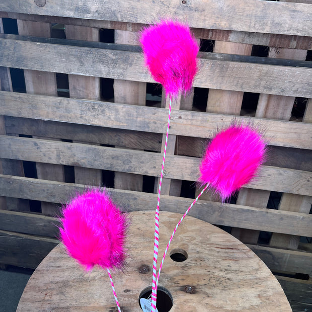 36 inch pink fuzzy ball spray - DCSP3640PK