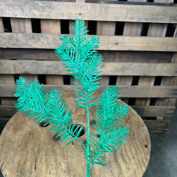 23.5 Inch green hemlock spray  - xv767709