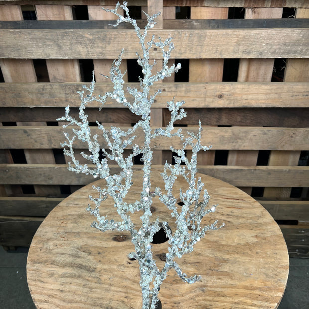 32”H Champagne pearl twig branch spray - DCSP3523