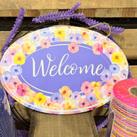 Welcome watercolor poppy wreath kit - DIY wreath kit - Poppykit1