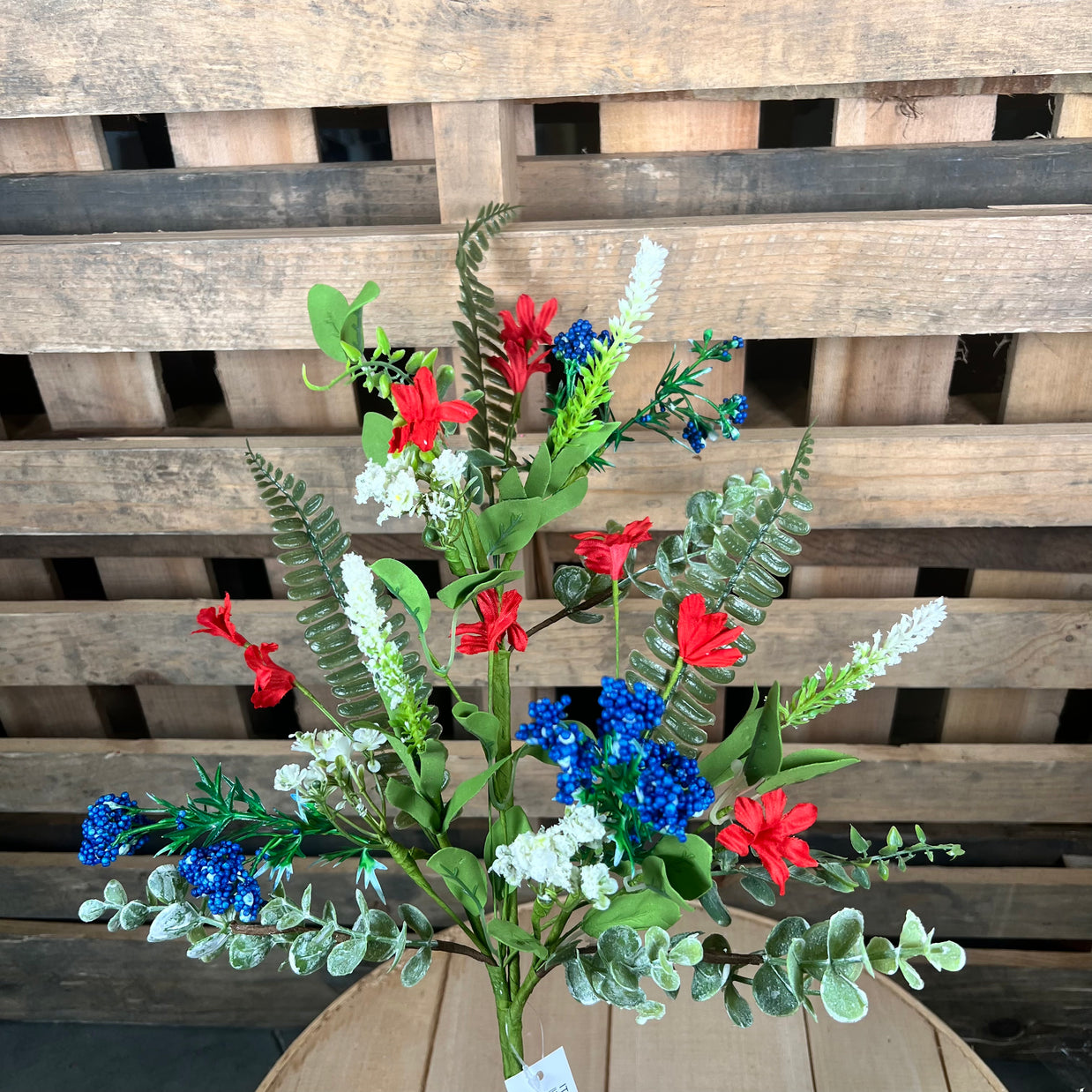 27" patriotic floral bush - FH822454