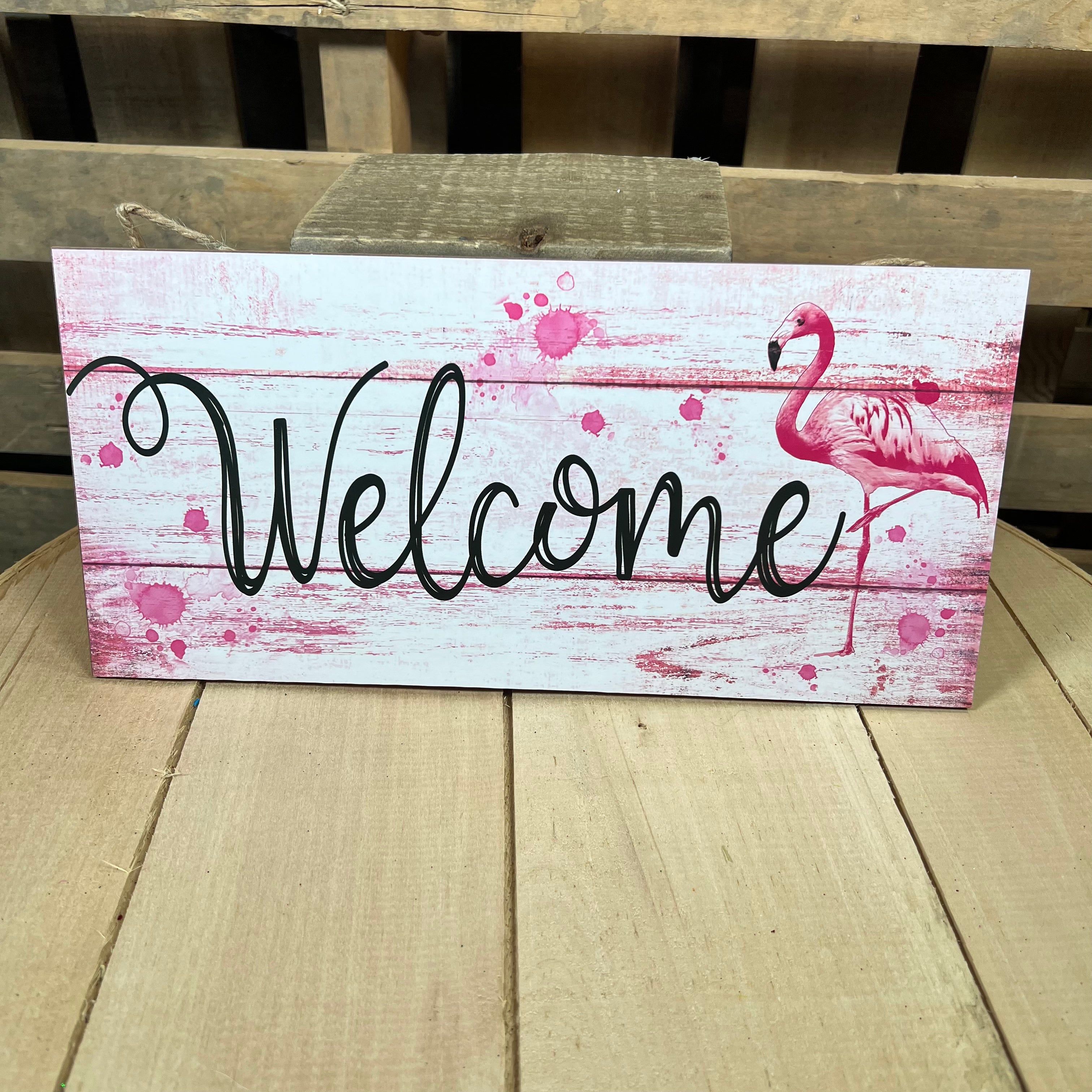 12.5” Flamingo sign - AP8229