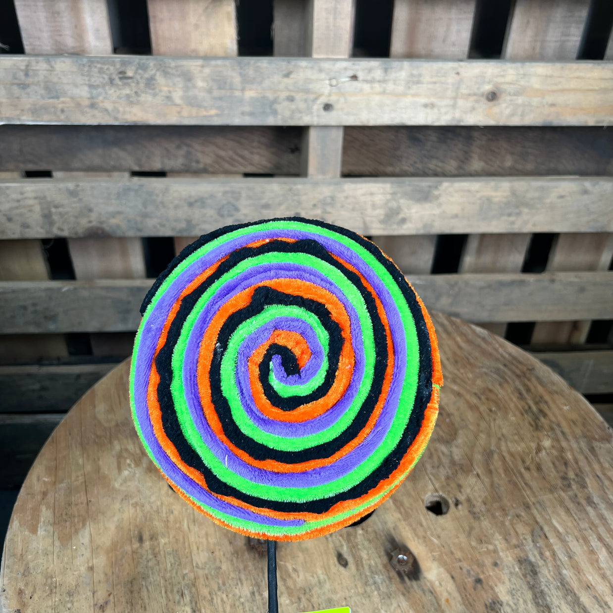 7in chenille lollipop - 57027HAL