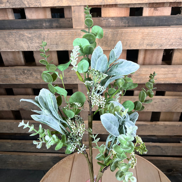 27" lambs ear eucalyptus floral bush - FG6818E9