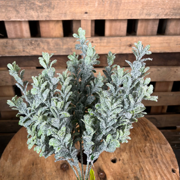 17 Inch frosted eucalyptus bush - 84966FROST
