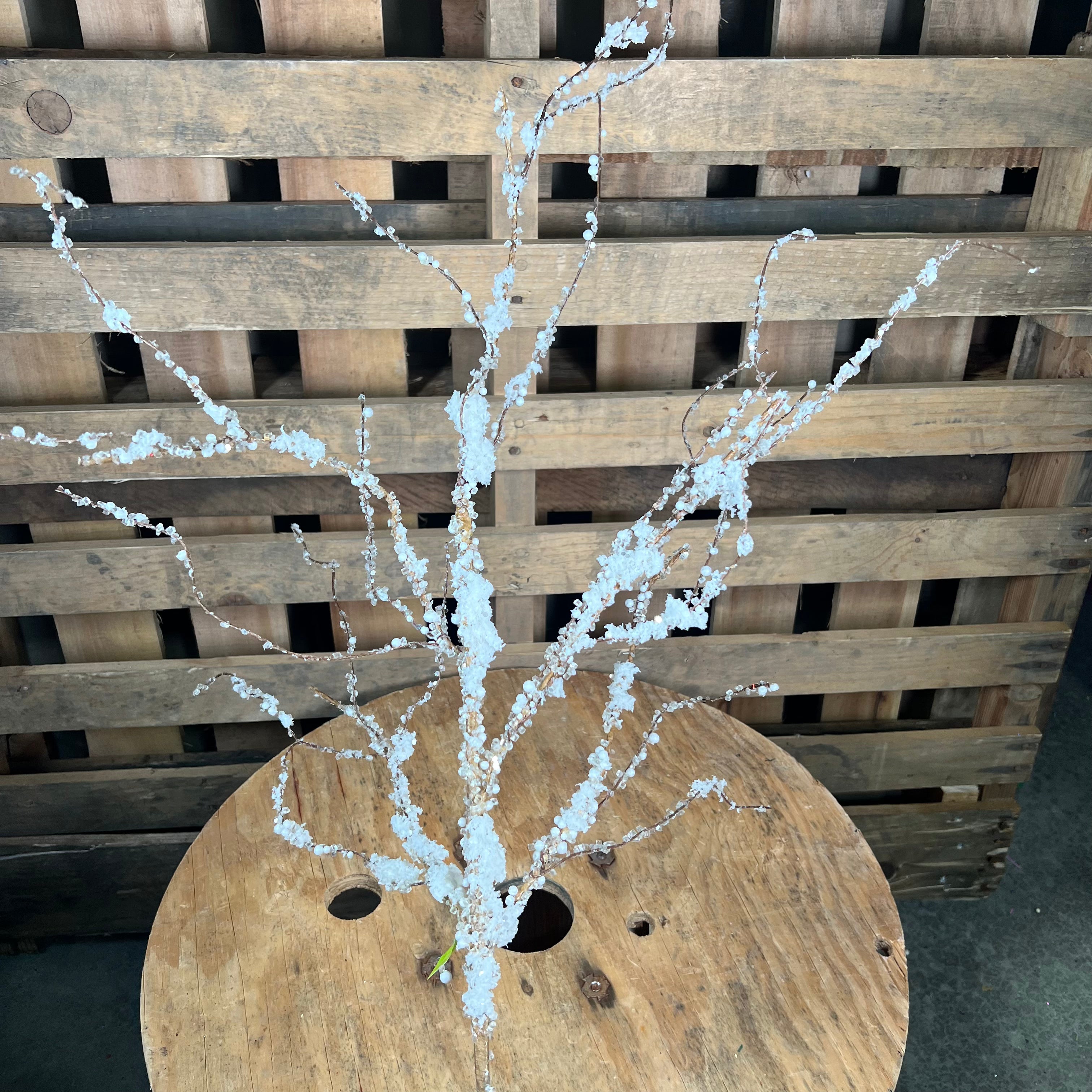 32in snowy iced branch stray - 85718WT