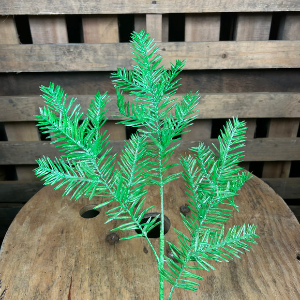 23.5 Inch lime green hemlock spray  - xv767775