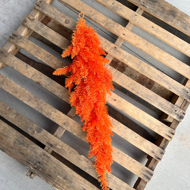 36"H Orange tear drop swag base - K162407