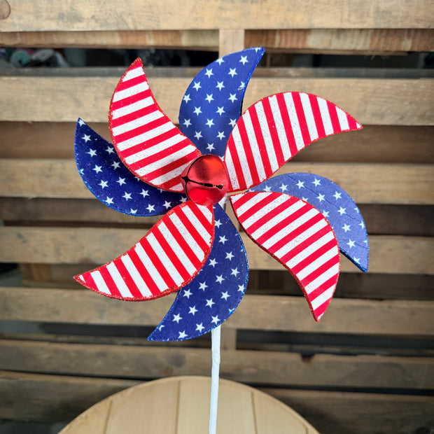 23" Patriotic Pinwheel Spray - 74236RWB