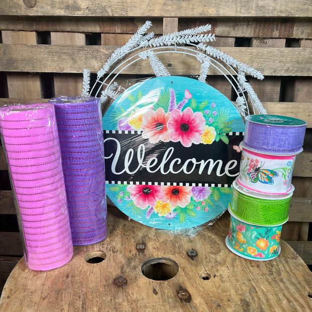 Summer welcome wreath kit - SMRKIT
