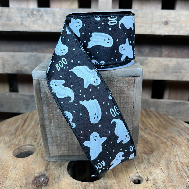 2.5 "X10YD black ghost Wired Ribbon - RGE181402