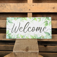 12.5” Greenery welcome sign - AP7440