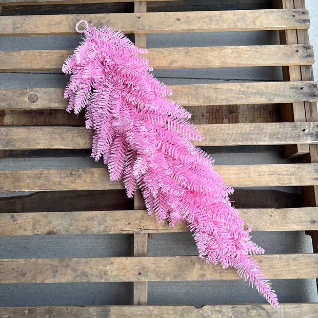 36"H Pink tear drop swag base - K163807