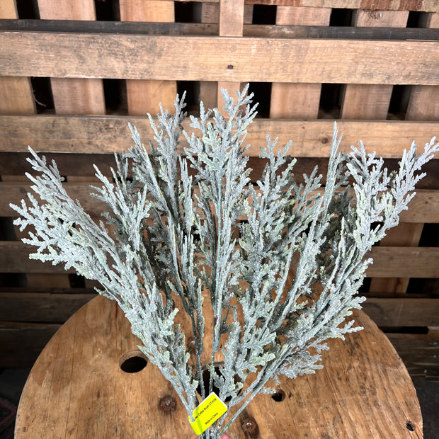 18 Inch Snowy cedar bush - 84922SNOW