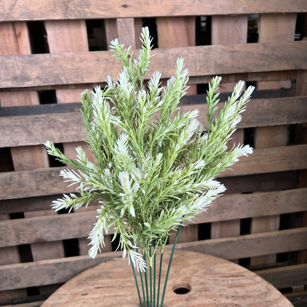 19" white rosemary bush - 57751
