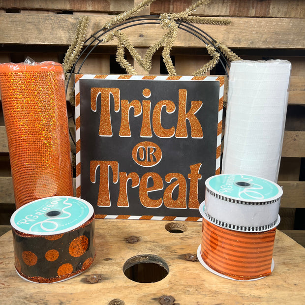 Halloween wreath kit - DIY kit - TOTHALL3