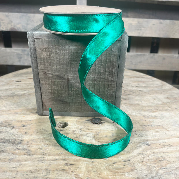 1” x 10yd Shimmer Satin Green
with Green Backing - 2300W-580-25E