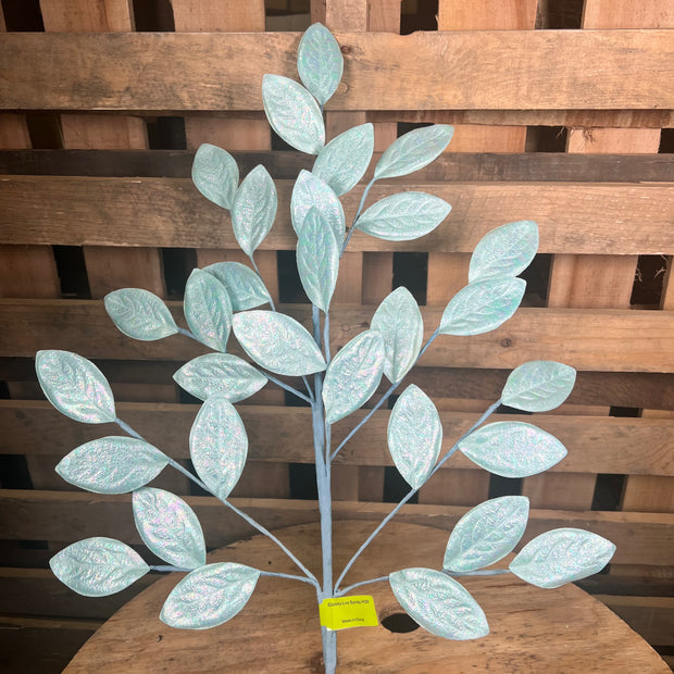 30 " Blue Glossy leaf spray - 86296BL