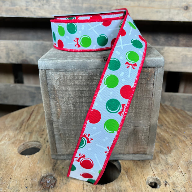 1.5"X10YD Christmas lollipops  Wired Ribbon - RGH100656