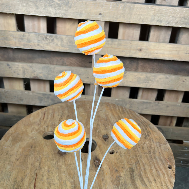 25 Inch candy corn ball pick - XS123241