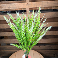 Cream beaded grass bush  - 59643