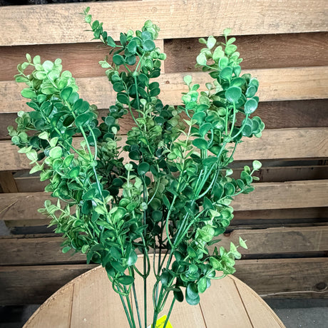 20" Plastic Eucalyptus Bush - 13583GN