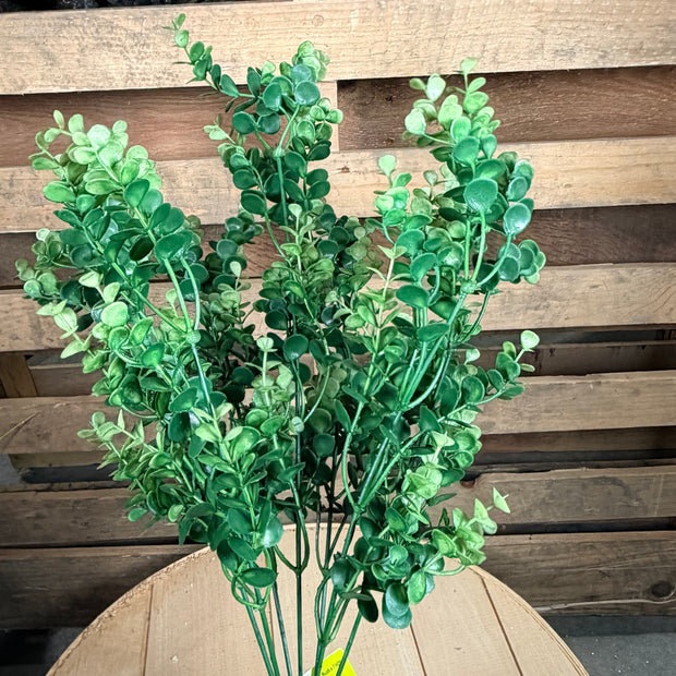 20" Plastic Eucalyptus Bush - 13583GN