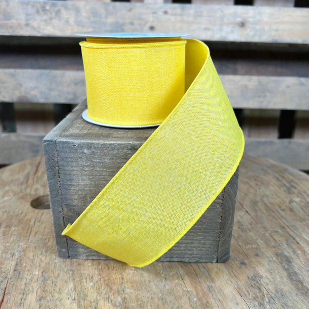 2.5"X10YD ROYAL BURLAP - SUN YELLOW - RG12798N