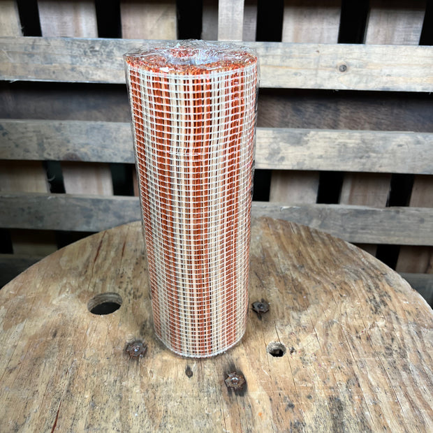 10.25"X10YD fall wide stripe mesh  - RE8902TM