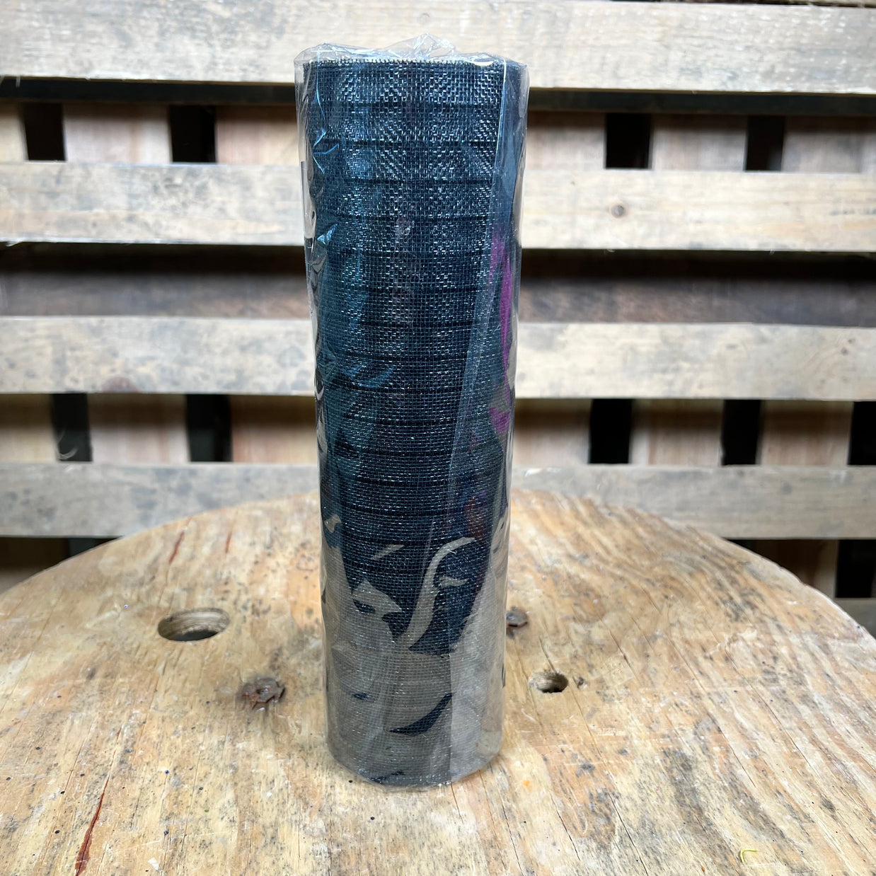10" x 10Y black foil fine weave mesh - RY500102