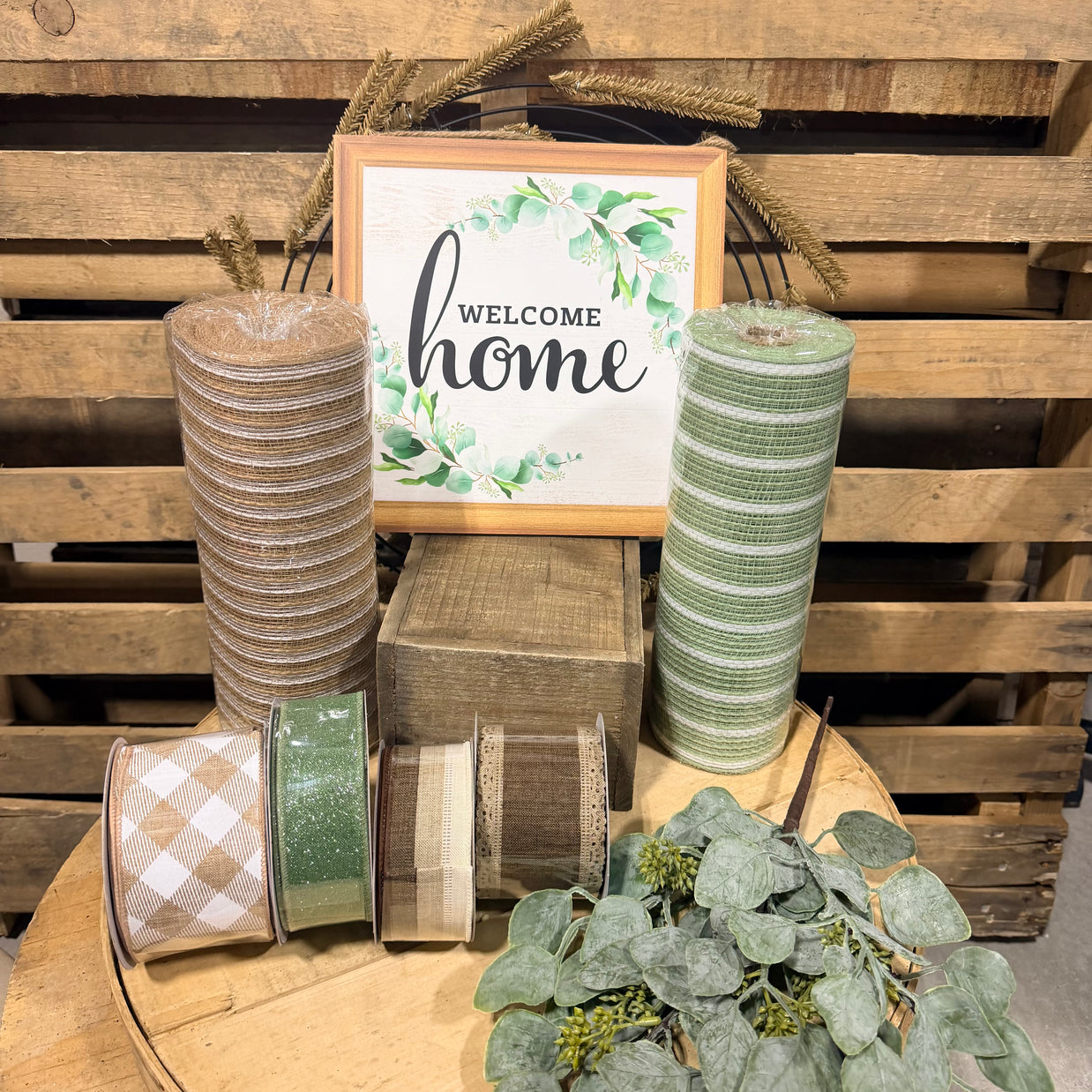 Welcome Home wreath kit - DIY wreath kit - Homekit1