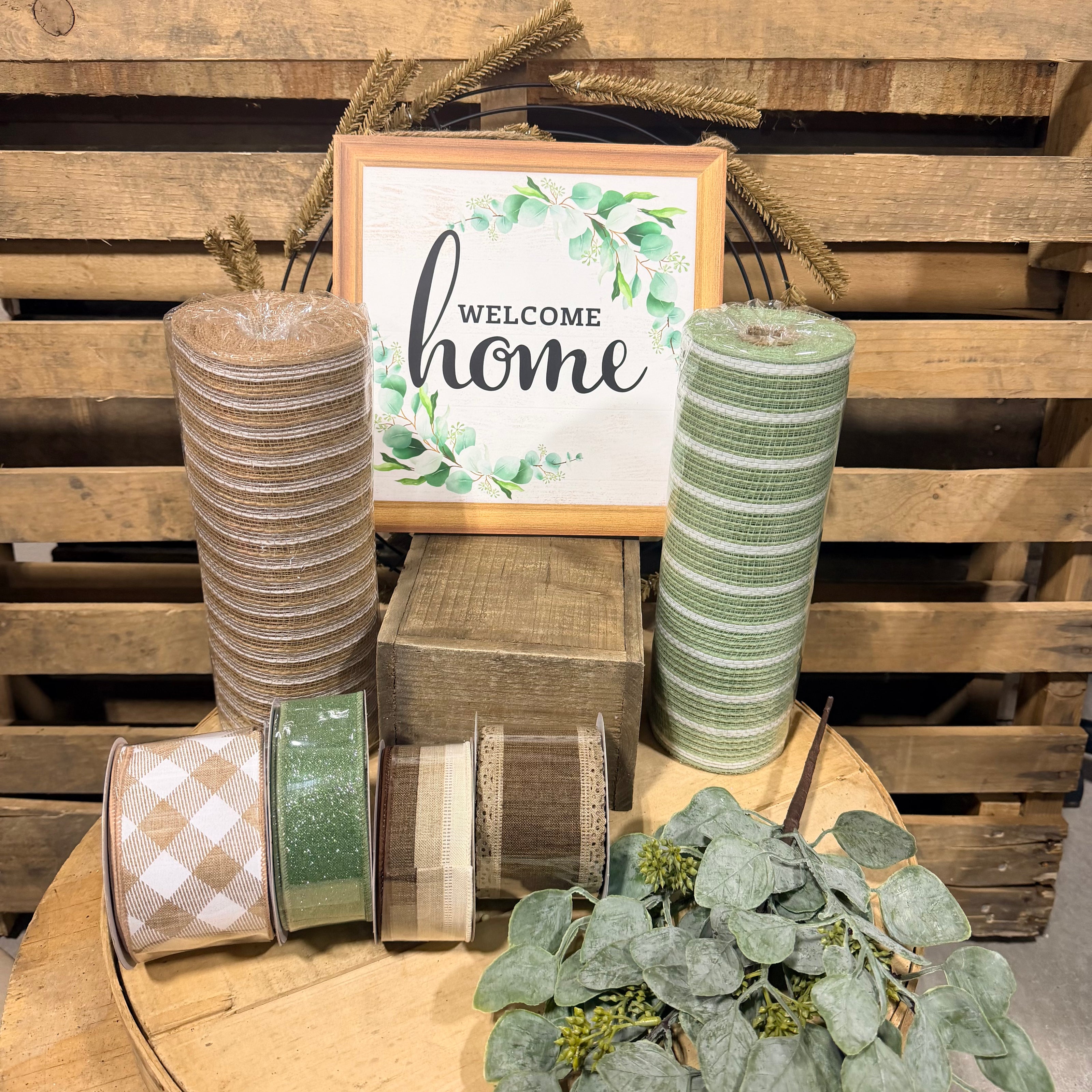 Welcome Home wreath kit - DIY wreath kit - Homekit1