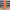 10" x 10Y orange  foil fine weave mesh - RY5001KC